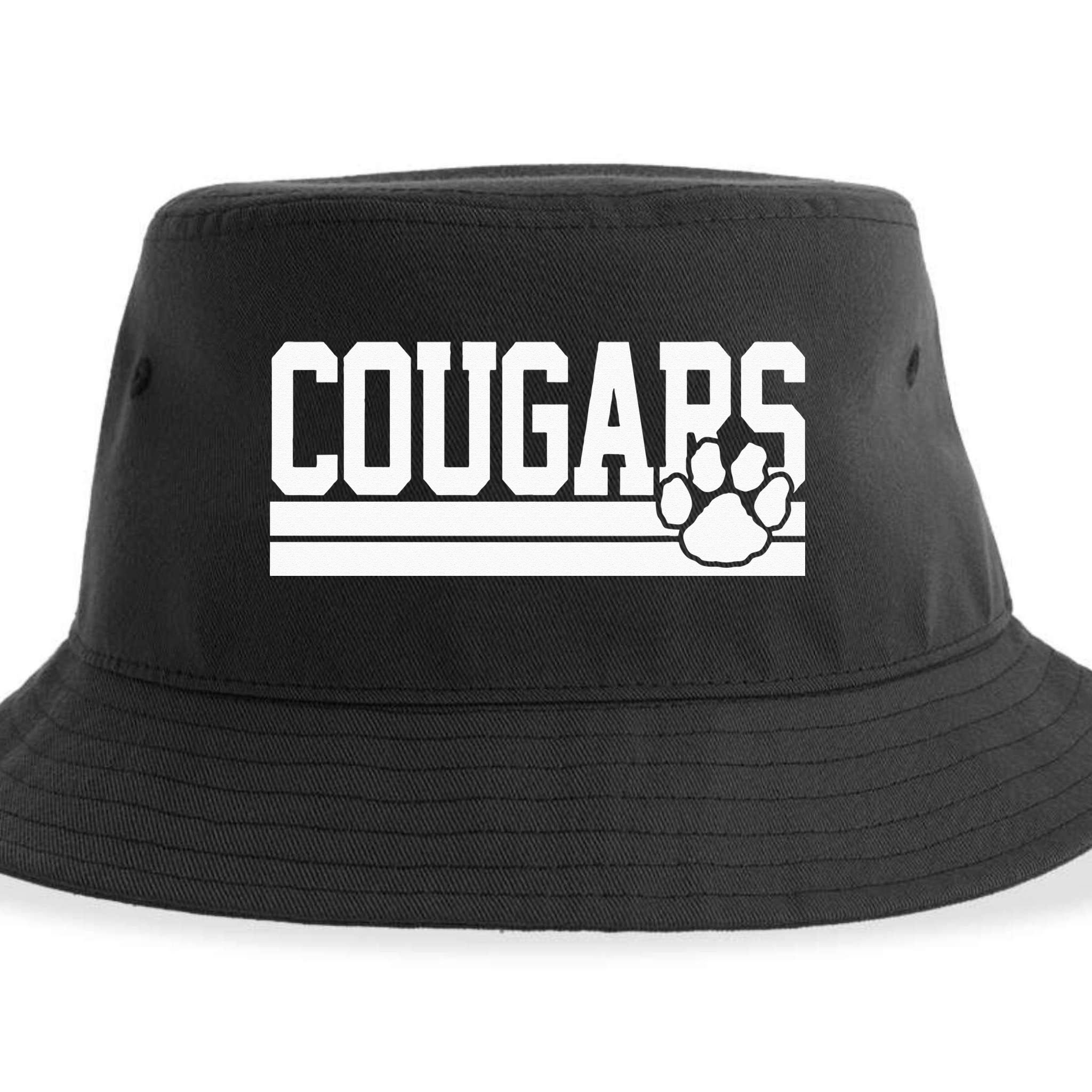 Cougars School Spirit Sustainable Bucket Hat