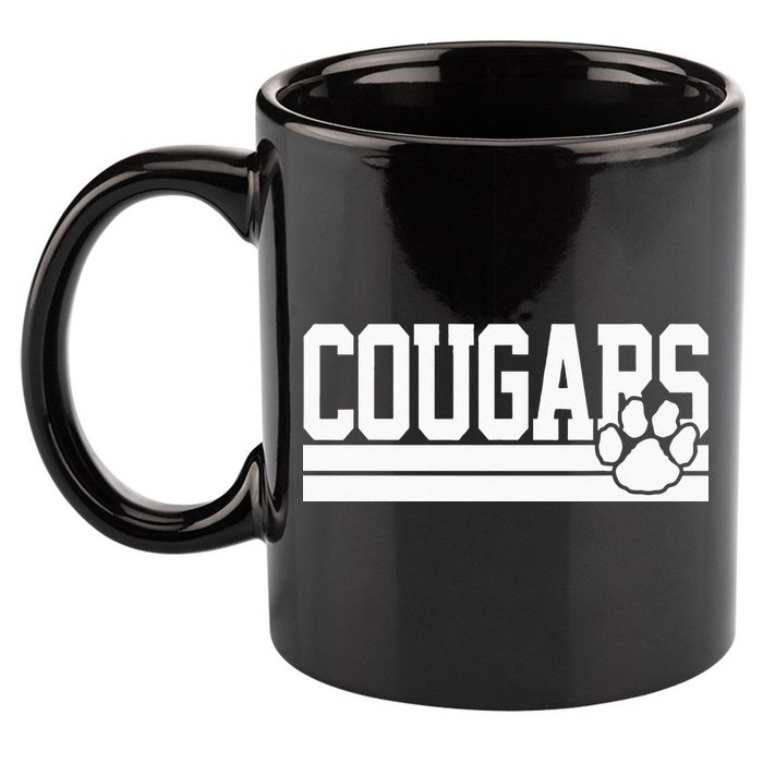 Cougars School Spirit 11oz C Handle Ceramic Mug