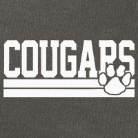 Cougars School Spirit Cotton Canvas Backpack