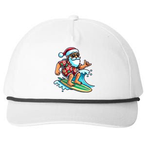 Cool Surfing Santa Christmas In July Summer Beach Party Tank Top Snapback Five-Panel Rope Hat