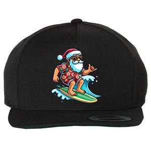 Cool Surfing Santa Christmas In July Summer Beach Party Tank Top Wool Snapback Cap