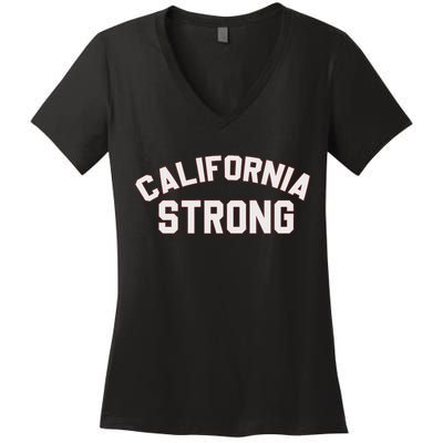 California Strong Swea Women's V-Neck T-Shirt