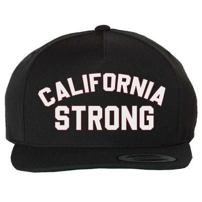 California Strong Swea Wool Snapback Cap