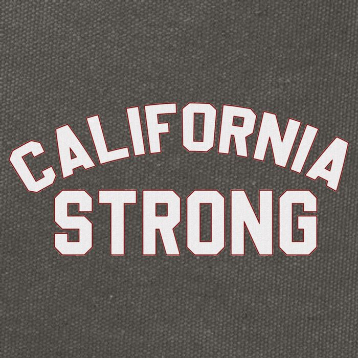 California Strong Swea Cotton Canvas Backpack