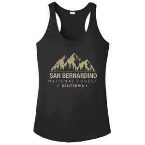 California Souvenir San Bernardino National Forest Cool Gift Ladies PosiCharge Competitor Racerback Tank