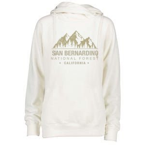 California Souvenir San Bernardino National Forest Cool Gift Womens Funnel Neck Pullover Hood