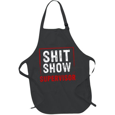 Cool Shit Show Supervisor Hilarious Vintage For Adults Apron