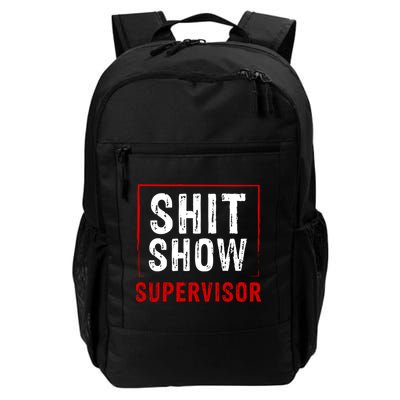 Cool Shit Show Supervisor Hilarious Vintage For Adults Backpack