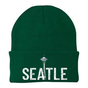 Cool Seattle Space Needle Souvenir Usa Washington Knit Cap Winter Beanie