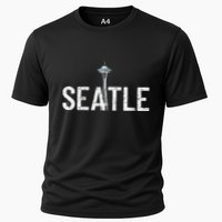 Cool Seattle Space Needle Souvenir Usa Washington Cooling Performance Crew T-Shirt