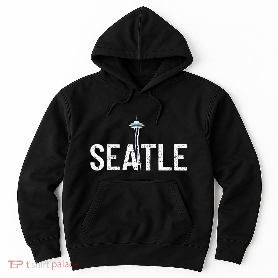 Cool Seattle Space Needle Souvenir Usa Washington Hoodie