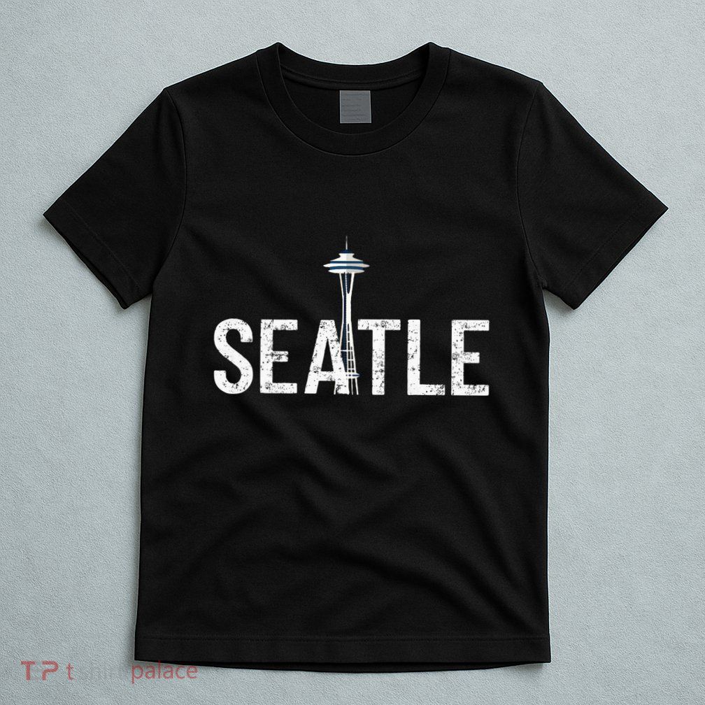 Cool Seattle Space Needle Souvenir Usa Washington T-Shirt