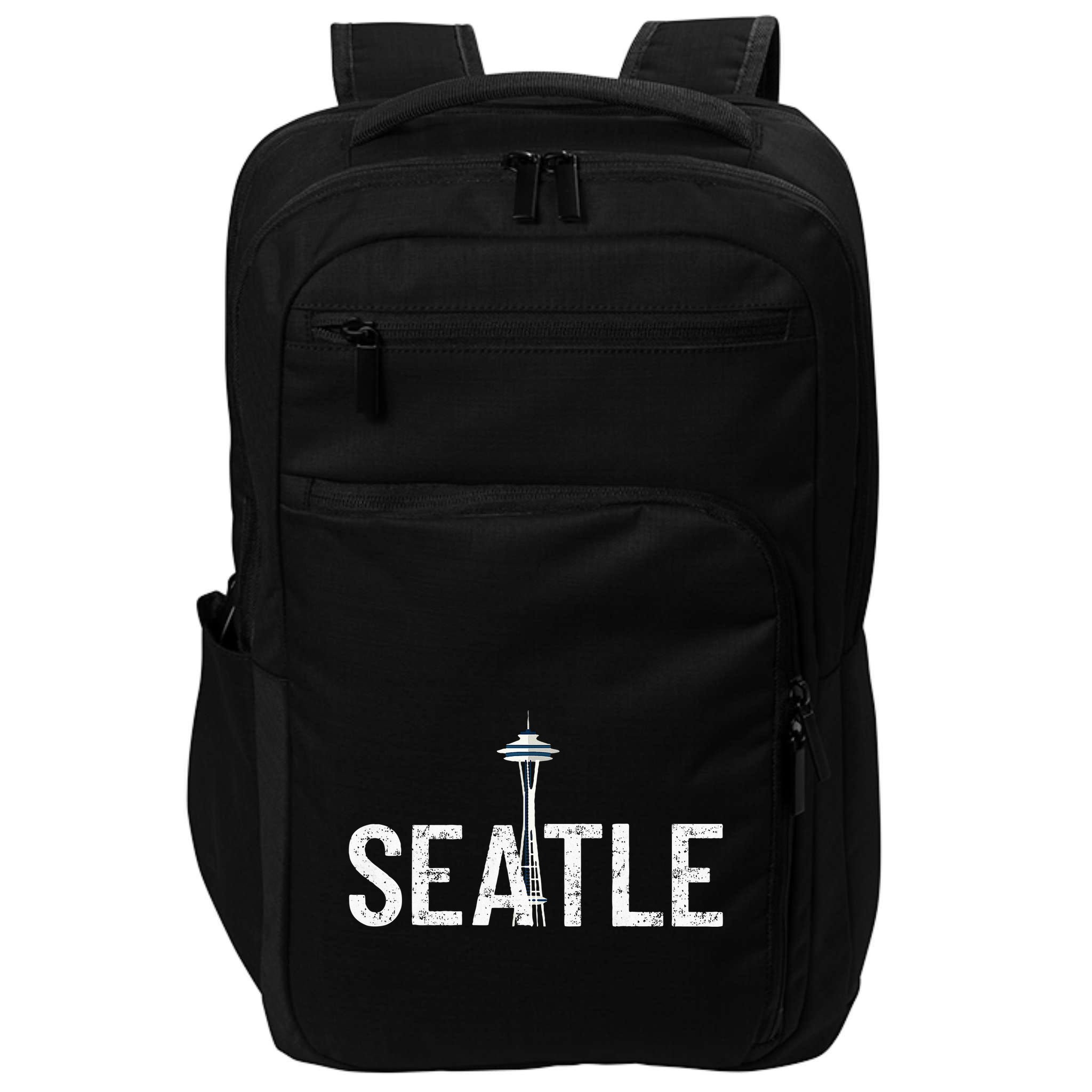 Cool Seattle Space Needle Souvenir Usa Washington Impact Tech Backpack
