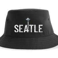 Cool Seattle Space Needle Souvenir Usa Washington Sustainable Bucket Hat