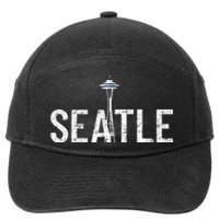 Cool Seattle Space Needle Souvenir Usa Washington 7-Panel Snapback Hat