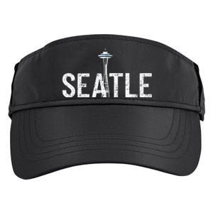 Cool Seattle Space Needle Souvenir Usa Washington Adult Drive Performance Visor