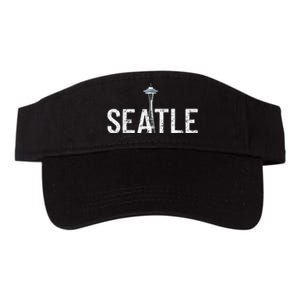 Cool Seattle Space Needle Souvenir Usa Washington Valucap Bio-Washed Visor