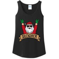 Christmas Sleigher Santa Rock Xmas Rocker Ladies Essential Tank