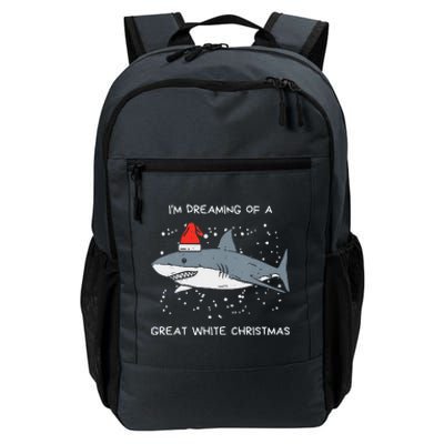 Christmas Shark Santa Hat Xmas Santa Jaws Funny Shark Pun Daily Commute Backpack