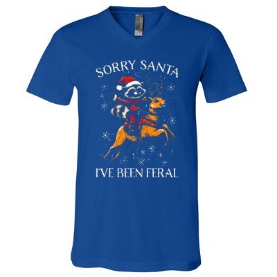 Christmas Sorry Santa Xmas V-Neck T-Shirt