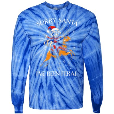 Christmas Sorry Santa Xmas Tie-Dye Long Sleeve Shirt