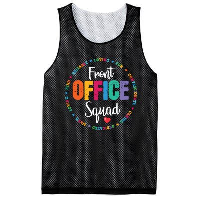 Cute School Secretary Admin Appreciation Front Office Squad Mesh Reversible Basketball Jersey Tank