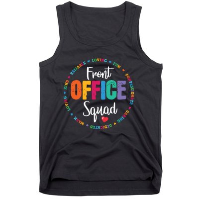 Cute School Secretary Admin Appreciation Front Office Squad Tank Top