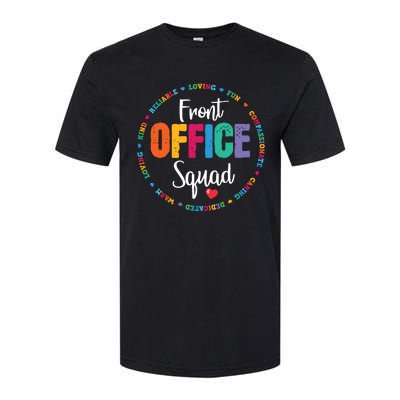 Cute School Secretary Admin Appreciation Front Office Squad Softstyle CVC T-Shirt