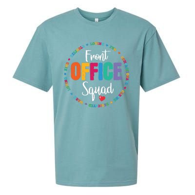 Cute School Secretary Admin Appreciation Front Office Squad Sueded Cloud Jersey T-Shirt