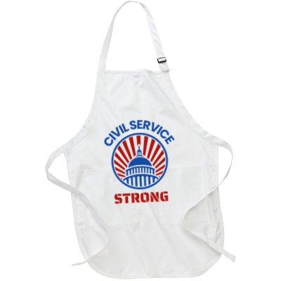 Civil Service Strong Protect Federal Workers Apron