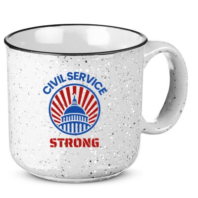 Civil Service Strong Protect Federal Workers 15oz Campfire Ceramic Mug