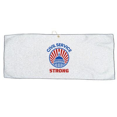 Civil Service Strong Protect Federal Workers Large Microfiber Waffle Golf Towel