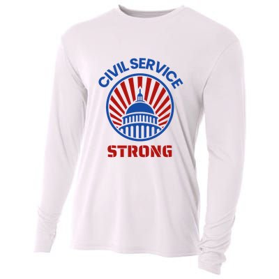Civil Service Strong Protect Federal Workers Cooling Performance Long Sleeve Crew