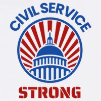 Civil Service Strong Protect Federal Workers Poster