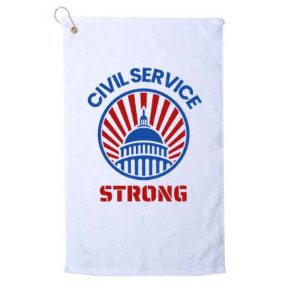 Civil Service Strong Protect Federal Workers Golf Towel