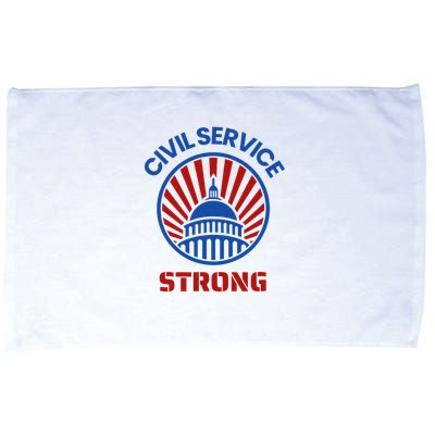 Civil Service Strong Protect Federal Workers Microfiber Hand Towel