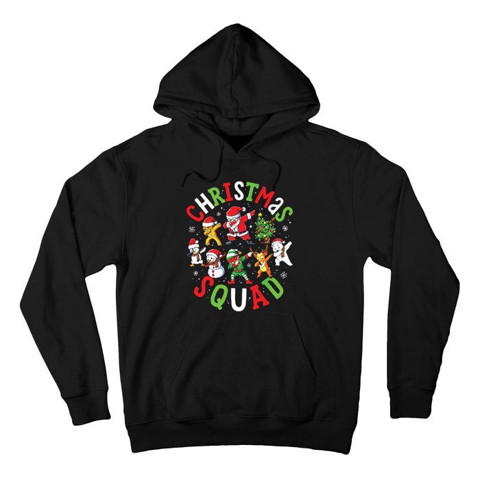 Christmas Squad Santa Dabbing Family Matching Pajamas Hoodie