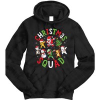 Christmas Squad Santa Dabbing Family Matching Pajamas Tie Dye Hoodie