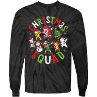 Christmas Squad Santa Dabbing Family Matching Pajamas Tie-Dye Long Sleeve Shirt