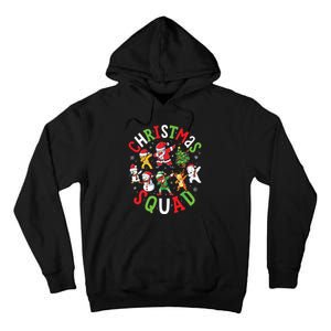 Christmas Squad Santa Dabbing Family Matching Pajamas Tall Hoodie