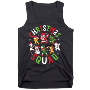 Christmas Squad Santa Dabbing Family Matching Pajamas Tank Top