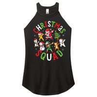 Christmas Squad Santa Dabbing Family Matching Pajamas Women’s Perfect Tri Rocker Tank