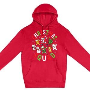 Christmas Squad Santa Dabbing Family Matching Pajamas Premium Pullover Hoodie