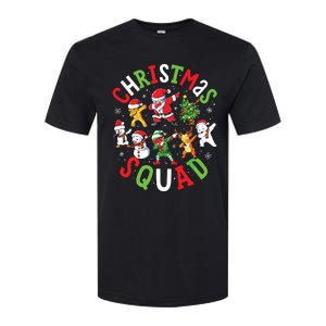 Christmas Squad Santa Dabbing Family Matching Pajamas Softstyle CVC T-Shirt