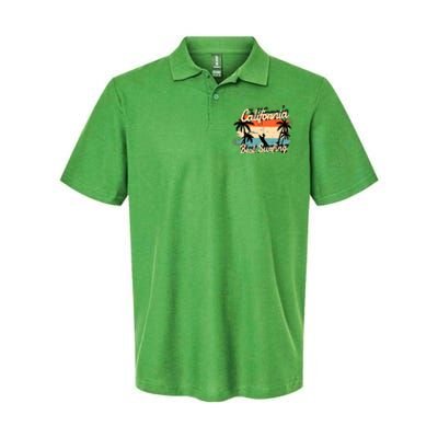 California Surfing Summer Beach Vintage Sunset Softstyle Adult Sport Polo