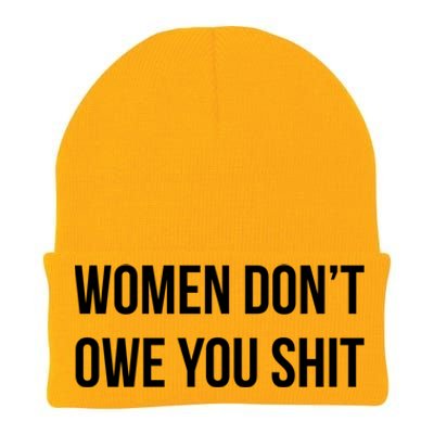 Cool 'S 'S Don’t Owe You Shit Graphic Design Cute Gift Knit Cap Winter Beanie