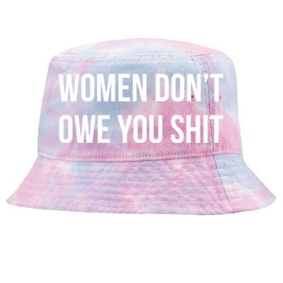 Cool 'S 'S Don’t Owe You Shit Graphic Design Cute Gift Tie-Dyed Bucket Hat