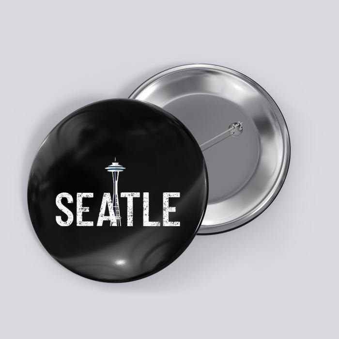 Cool Seattle Space Needle Souvenir Usa Washington Gift Button