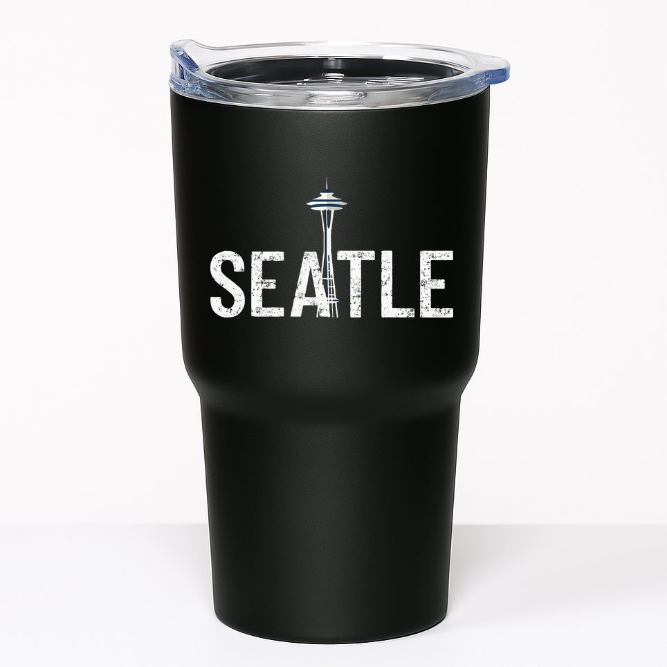 Cool Seattle Space Needle Souvenir Usa Washington Gift Tumbler