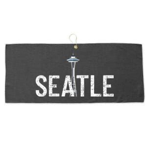 Cool Seattle Space Needle Souvenir Usa Washington Gift Large Microfiber Waffle Golf Towel